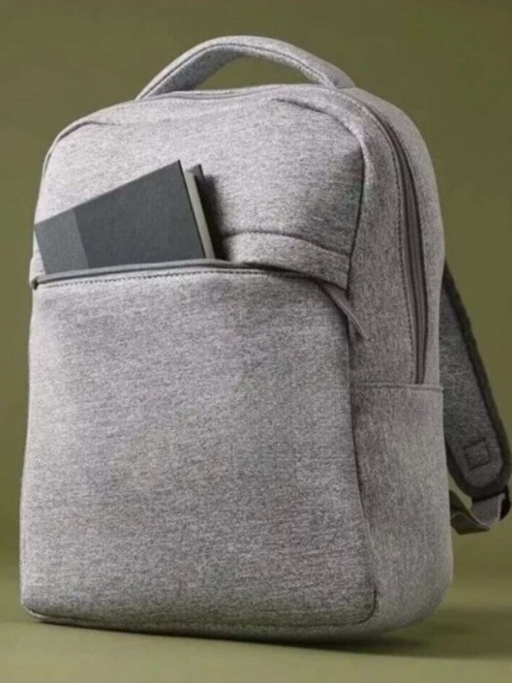 DSW Exclusive NWT Backpack Dual Shoulder strap Heather Gray Fabric Padded Handle